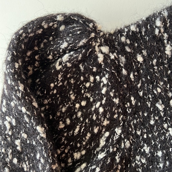 & Other Stories Puff Sleeve Bouclé Cardigan Sweater Alpaca Blend Size M - Picture 10 of 12